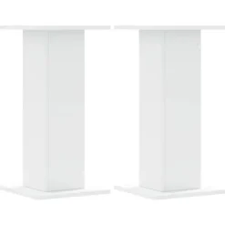 Växtställ 2 st vit 30x30x60 cm konstruerat trä