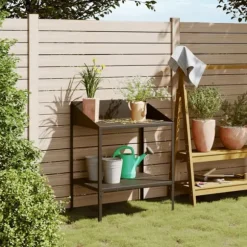 Växtställ antracit 75,5x54,5x100 cm galvaniserat stål