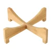 Växtställ Bambu Blomkruka Bricka Korsformad Multifunktion för Husdjurshem Kök 17,5x5cm