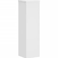 Växtställ för inomhusbruk - 2 stycken i konstruerat trä | Färg: Vit | Storlek: 17x17x60 cm