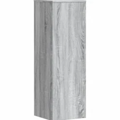 Växtställ grå sonoma 33x33x100 cm konstruerat trä