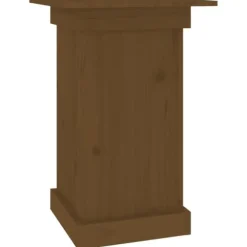 Växtställ honungsbrun 40x40x60 cm massiv furu