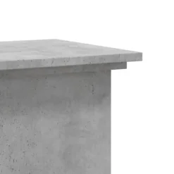 Växtställ i betonggrå färg - Stabilt och modernt designat i konstruerat trä | Storlek: 33x33x60 cm