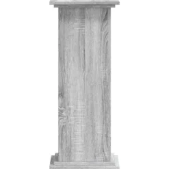 Växtställ i grå sonoma - Hållbart konstruerat trä | Storlek: 33x33x80 cm