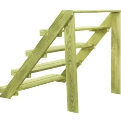 Växtställ i impregnerad furu med 5 hyllplan - Organisera och visa växter | Storlek: 80x80x80 cm