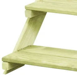 Växtställ i impregnerad furu med 5 hyllplan - Organisera och visa växter | Storlek: 80x80x80 cm