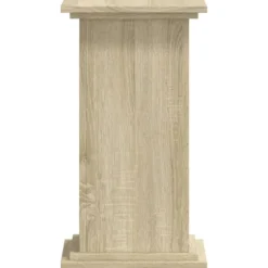 Växtställ i konstruerat trä - Tidlös design | Färg: Sonoma-ek | Storlek: 33x33x60 cm