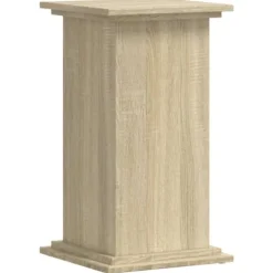 Växtställ i konstruerat trä - Tidlös design | Färg: Sonoma-ek | Storlek: 33x33x60 cm