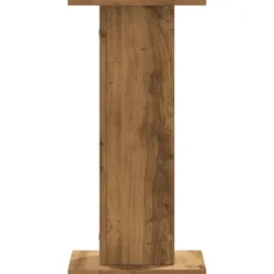 Växtställ i konstruerat trä - Stabilt och hållbart | Storlek: 30x30x60 cm | Antal: 2 st