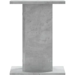 Växtställ i konstruerat trä 2-pack - Stabilt och hållbart | Färg: Betonggrå | Storlek: 30x30x40 cm