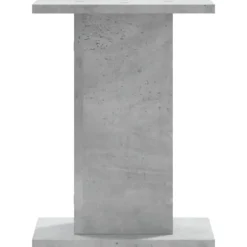Växtställ i konstruerat trä 2-pack - Stabilt och hållbart | Färg: Betonggrå | Storlek: 30x30x40 cm