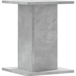 Växtställ i konstruerat trä 2-pack - Stabilt och hållbart | Färg: Betonggrå | Storlek: 30x30x40 cm
