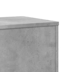 Växtställ i konstruerat trä - Hållbart och modernt | Färg: Betonggrå | Storlek: 33x33x100 cm