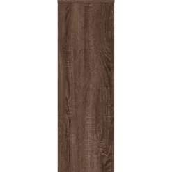 Växtställ i konstruerat trä - Stabilt och tidlöst | Färg: Brun | Storlek: 33x33x100 cm