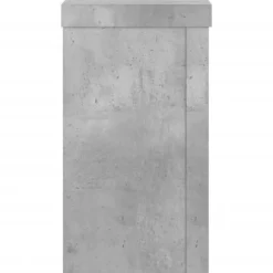 Växtställ i konstruerat trä - 2 stycken | Färg: Betonggrå | Storlek: 10x10x18 cm