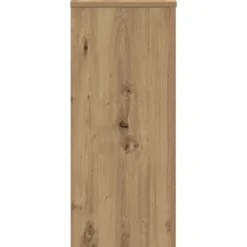 Växtställ i konstruerat trä - Stabilt och hållbart | Färg: Ek | Storlek: 30x30x70 cm