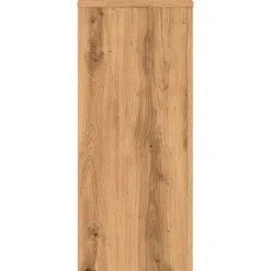 Växtställ i konstruerat trä - Stabilt och hållbart | Färg: Ek | Storlek: 30x30x70 cm