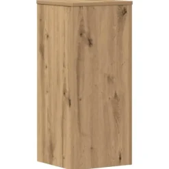 Växtställ i konstruerat trä - Stabilt och hållbart | Färg: Ek | Storlek: 30x30x70 cm