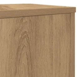 Växtställ i konstruerat trä - Stabilt och hållbart | Färg: Ek | Storlek: 30x30x70 cm