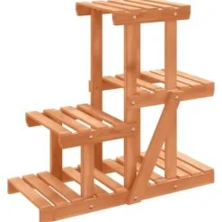 Växtställ i massivt granträ - Slitstarkt och stilrent för växter | Storlek: 58x25x51 cm