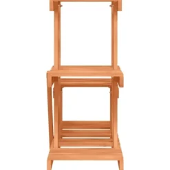 Växtställ i massivt granträ - Slitstarkt och stilrent för växter | Storlek: 58x25x51 cm