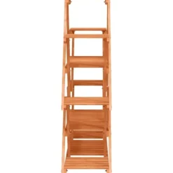 Växtställ i massivt granträ - Eleganta hyllor för växter | Storlek: 110x25x105 cm