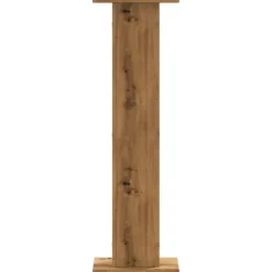 Växtställ i 2-pack - Stabilt konstruerat trä | Storlek: 30x30x95 cm | Färg: Ek