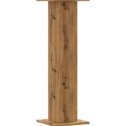 Växtställ i 2-pack - Stabilt konstruerat trä | Storlek: 30x30x95 cm | Färg: Ek