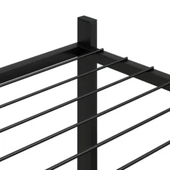 Växtställ i svart järn – Hållbar och stabil hylla | Storlek: 83x25x80 cm