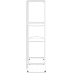 Växtställ med 4 hyllor 43x22x76 cm vit metall - Växtställ - Växt Ställ - Home & Living