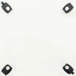 Växtställ på hjul 4 st 35x35 cm härdat glas kvadratisk