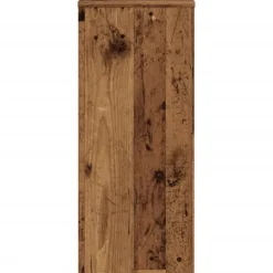 Växtställ 2-pack av konstruerat trä - Perfekt för inomhusbruk | Storlek: 30x30x70 cm | Färg: Åldrat trä