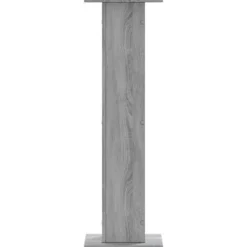 Växtställ 2-pack i grå sonoma - Hållbart konstruerat trä | Storlek: 30x30x95 cm