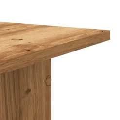 Växtställ 2-pack i konstruerat trä - Stabil och hållbar | Storlek: 30x30x40 cm | Färg: Ek