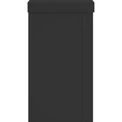 Växtställ 2-pack i konstruerat trä - Stabil och tidlös design | Färg: Svart | Storlek: 10x10x18 cm