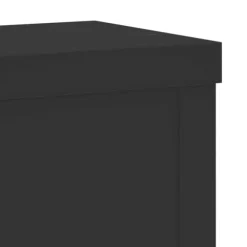 Växtställ 2-pack i konstruerat trä - Stabil och tidlös design | Färg: Svart | Storlek: 10x10x18 cm