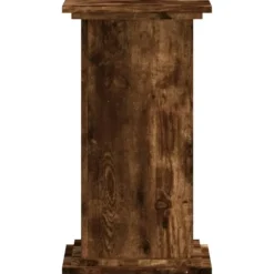 Växtställ rökfärgad ek 33x33x60 cm konstruerat trä