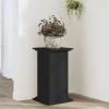 Växtställ svart 33x33x60 cm konstruerat trä