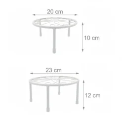 Växtställ, 20x30 cm till 8x17 cm, Stål
