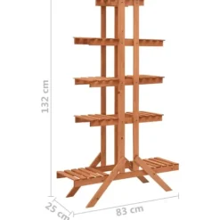 Växtställ 83x25x132 cm granträ - Växtställ - Väst Ställ - Home & Living