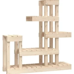 Växtställ 92x25x97 cm massiv furu