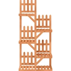 Växtställ 60x25x130 cm massivt granträ - Blomställ - Växtställ - Home & Living