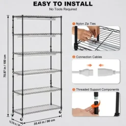 Växtställning med växtlampa 180W, 6 Eters, inomhus växtskåp, justerbar ljusstyrka, modern design för inomhusplantering