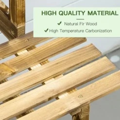 Växttrappa 3 steg gran 100x80x78 cm för trädgård balkong terrass