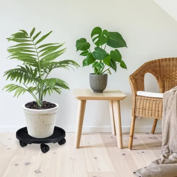 Växtunderlägg set, 10x35,5 cm, Svart