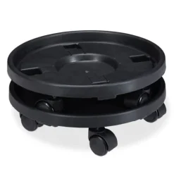 Växtunderlägg set, 10x35,5 cm, Svart