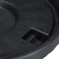 Växtunderlägg set, 10x35,5 cm, Svart