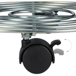 Växtvagn, Set om 2, 6x32 cm, Silver