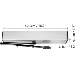 50W 120° öppningsvinkel automatisk dörröppnare kit med trådlös fjärrkontroll, smart dörröppnare, lätt att montera