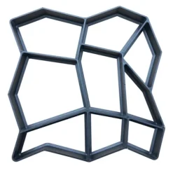 Walk Maker Återanvändbar Betongväg Plastbeläggningsform Stengjutning Beläggningssten för Gräsmatta Trädgård